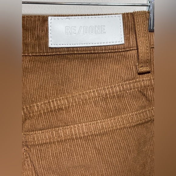 RE/DONE Jeans Women’s Size 26 70s Corduroy Loose Flare in Ginger Corduroy - Picture 9 of 15